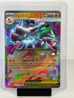 Pokemon TCG: Mega Charizard X ex 013/94 Phantasmal Flames Double Rare Near Mint - Image 1