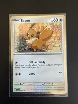 Pokemon Eevee - 200 Cosmos Holo SV Scarlet & Violet Promo Near Mint - Image 1
