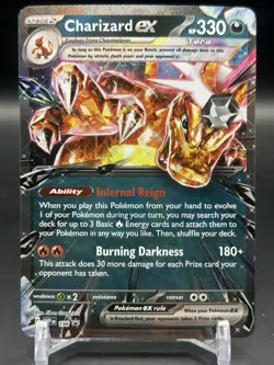 Pokemon TCG Charizard EX 196 Black Star PROMO - Image 1