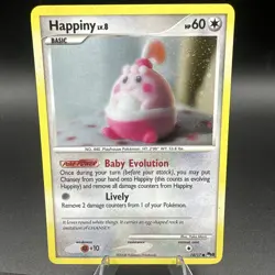 Pokemon POP Series 8 HAPPINY 14/17 Promo Holo LP/MP - Image 1