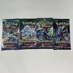 Pokemon TCG Sun and Moon Guardians Rising 4x Booster Packs Complete Art Set SM02 - Image 1