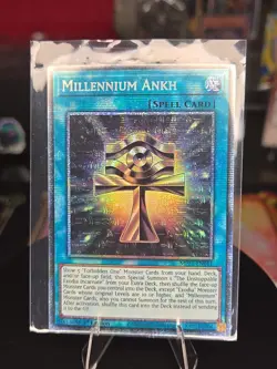 Millennium Ankh MP25-EN011 2025 Mega-Pack 1st Edition Starlight Rare NM Yu-Gi-Oh - Image 1