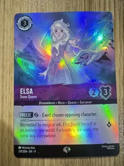 Disney Lorcana TCG Elsa Snow Queen Epic 210/204 Fabled *Read Description* - Image 1