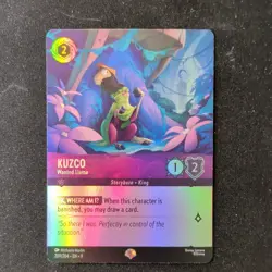 Emperor's New Groove Kuzco Wanted Llama Disney Lorcana 209/204 Character Foil EN - Image 1