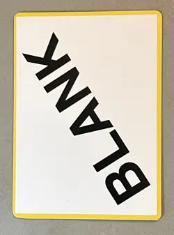 Pokemon Misprint "BLANK" Error Filler Card / NM card / original / vintage / RARE - Image 2