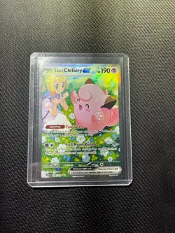 Pokemon TCG Lillie's Clefairy EX Journey Together Sir Card 184/159 NM Condition - Image 1