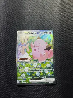 Pokemon TCG Lillie's Clefairy EX Journey Together Sir Card 184/159 NM Condition - Image 4