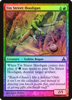 Tin Street Hooligan FOIL Guildpact NM Red Common MAGIC GATHERING CARD ABUGames - Image 1