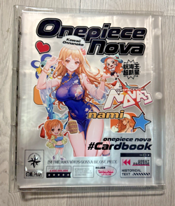 One Piece Trading Card Binder Nami– Waterproof, Portable Collection Organizer - Image 1