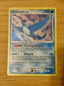 Pokemon Articuno Majestic Dawn Holo Rare Card 1/100 2008 Pokemon TCG Card Stock - Image 1