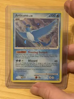 Pokemon Articuno Majestic Dawn Holo Rare Card 1/100 2008 Pokemon TCG Card Stock - Image 3