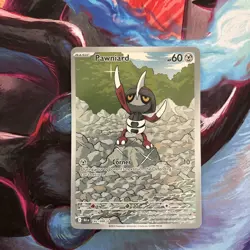 🔥Pawniard Illustration Rare SV: Black Bolt 142/086 Pokemon TCG Holo Card NM+🔥 - Image 1