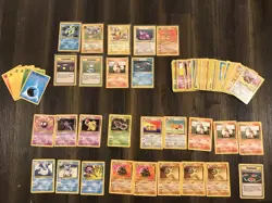 Pokemon TCG 72 Card Lot -Base- Gyarados Aerodactyl Jolteon Ditto Kabutops Kyogre - Image 1