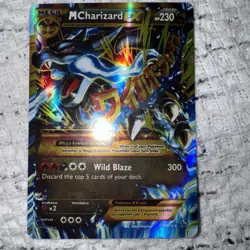 Mega M Charizard EX 108/106 Secret Rare XY Flashfire Holo Pokemon Card TCG - Image 1