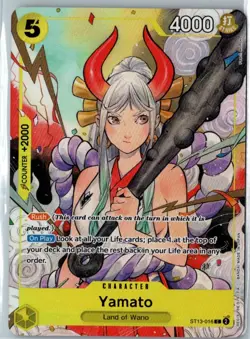 Yamato (Illustration Box Vol.2) One Piece Promotion Cards ST13-016 NM - Image 1