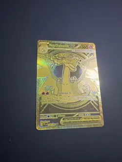 GOLD Mega Charizard X EX – 130/094 – Full Art Gold – Pokemon Card - Image 4
