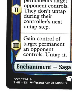 Magic The Gathering Theros Beyond Death THB 2020 #52 Kiora Bests the Sea God NM - Image 4