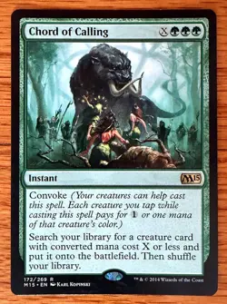 MTG Chord of Calling - Magic 2015 M15, English - Image 1
