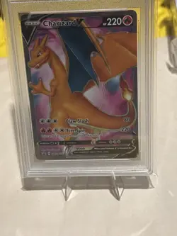 2020 Pokemon Charizard V SWSH050 Champion’s Path ETB Promo PSA 10 Gem Mint - Image 4
