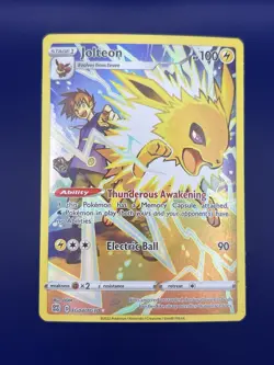 Jolteon TG04 Brilliant Stars Trainer Gallery Pokemon TCG - LP - Image 1