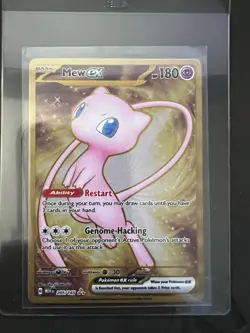 Pokemon Mew ex 205/165 Sv: Scarlet & Violet 151 Full Art Holo EX Basic 180 HP - Image 1
