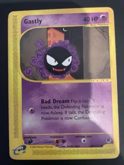 Pokemon TCG Gastly 109/165 Expedition Base Set MP Condition - Image 1