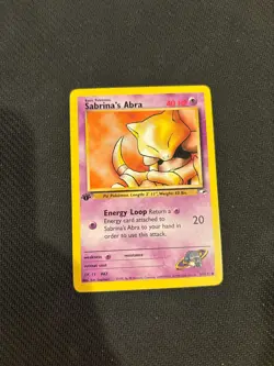 Sabrina's Abra [1st Edition] #91/132 Pokemon Gym Heroes - Image 1