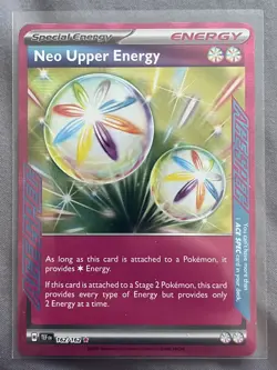 Neo Upper Energy Ace Spec Rare 162/162 Temporal Forces Pokemon TCG - Image 1