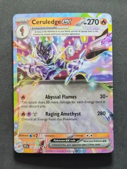 Ceruledge ex 036/191 Double Rare Surging Sparks Pokemon TCG - Image 1