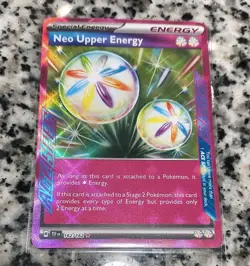 Pokemon TCG Neo Upper Energy 162/162 Temporal Forces VHTF IN HAND - Image 1