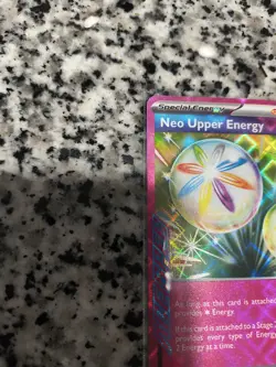 Pokemon TCG Neo Upper Energy 162/162 Temporal Forces VHTF IN HAND - Image 2