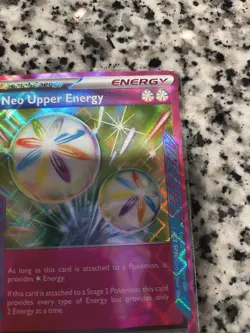 Pokemon TCG Neo Upper Energy 162/162 Temporal Forces VHTF IN HAND - Image 3