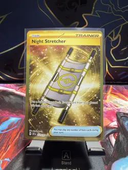 Night Stretcher 251/191 Pokemon TCG S&V Surging Sparks - NM Hyper Rare GOLD Holo - Image 1