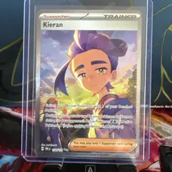 Pokemon Kieran Trainer Special Illustration 174/131 Prismatic Evolutions Holo NM - Image 1