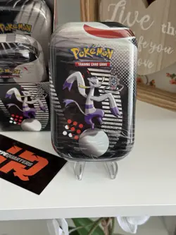Unova Pokemon Mini Tin Display Black Bolt and White Flare Collection, 8 Tins - Image 5