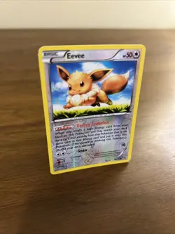 Pokemon Eevee Reverse Holo 80/111 XY: Furious Fists NM Condition - Image 3