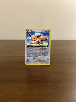 Pokemon Eevee Reverse Holo 80/111 XY: Furious Fists NM Condition - Image 4