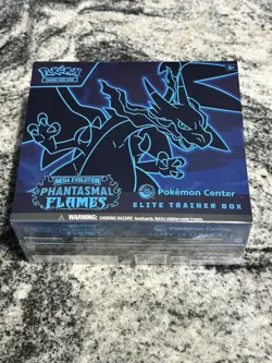 Pokemon Mega Evolution Phantasmal Flames Elite Trainer Box Pokemon Center - Image 1