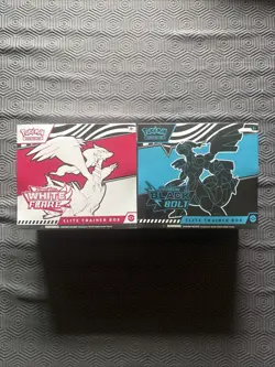 Pokemon Black Bolt and White Flare Elite Trainer Box ETB Set of 2 - Image 1