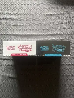 Pokemon Black Bolt and White Flare Elite Trainer Box ETB Set of 2 - Image 2