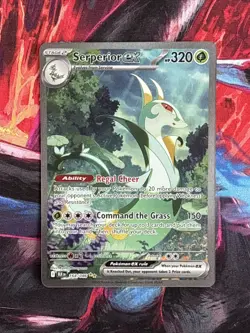 🔥Pokemon Serperior ex 164/086 Sv Black Bolt Holo Special Illustration Rare NM🔥 - Image 1