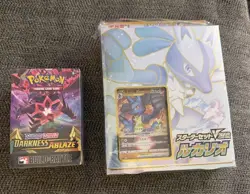 Pokemon TCG: Sword & Shield DARKNESS ABLAZE Build & Battle - Lucario Starter Set - Image 1
