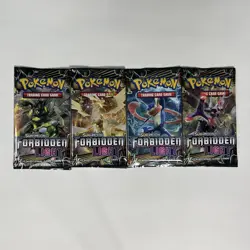 Pokemon TCG Sun and Moon Forbidden Light 4x Booster Packs Complete Art Set SM06 - Image 1