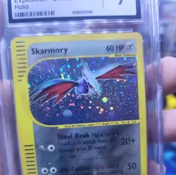 Pokemon Skarmory Expedition Holo Rare #27 CGC 9 Mint - Image 2