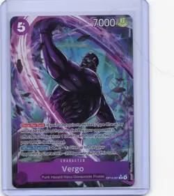 Vergo (Alternate Art) Rare OP14-061 The Azure Sea's Seven/One Piece/English/NM - Image 1