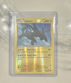 Pokemon TCG Zekrom 39/116 Plasma Freeze Holo Rare Card - Image 1