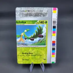 Pokemon TCG Error Miscut Card Arboliva 021/197 Obsidian Flames Reverse Holo... - Image 1