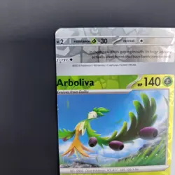 Pokemon TCG Error Miscut Card Arboliva 021/197 Obsidian Flames Reverse Holo... - Image 4