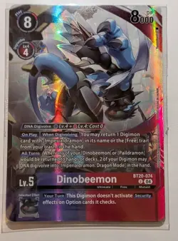 Digimon Paildramon & Dinobeemon Card Game Playmat &Card Set BandaiFest Exclusive - Image 2