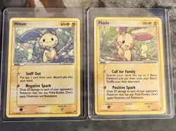 Minun 41/107 And Plusle 44/107 Deoxys Series Common Cards 2005 - Image 1